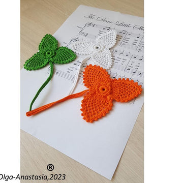 Crocheted shamrock 3