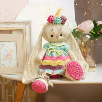 Crochet Toy Clothes Pattern - Outfit "Unicorn" for large toys