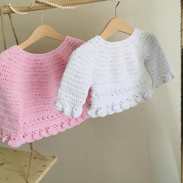Magnolia Cardigan Back Button Blouse N 427