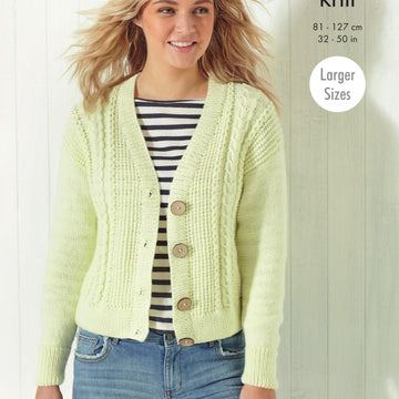 Ladies Cardigans in King Cole Paradise Beaches DK  - 5616 - Downloadable PDF