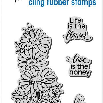 Stampendous Cling Stamp - Daisy Bee