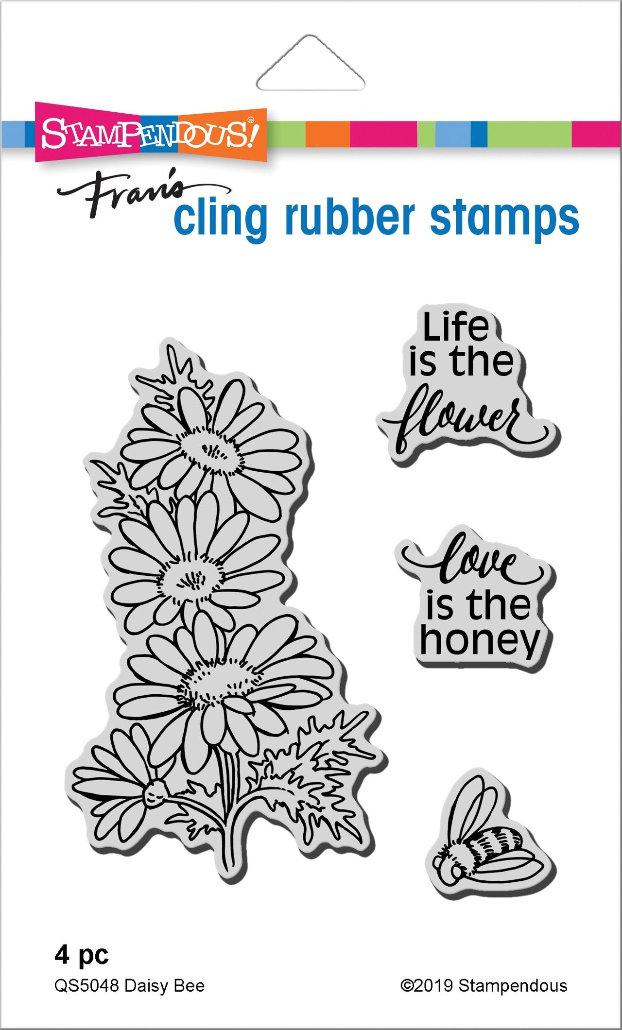 Stampendous Cling Stamp - Daisy Bee