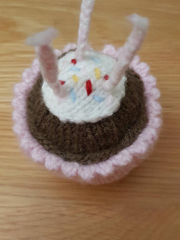 Knitted Cupcake