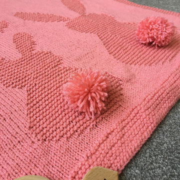 Baby Bunny Knit Blanket