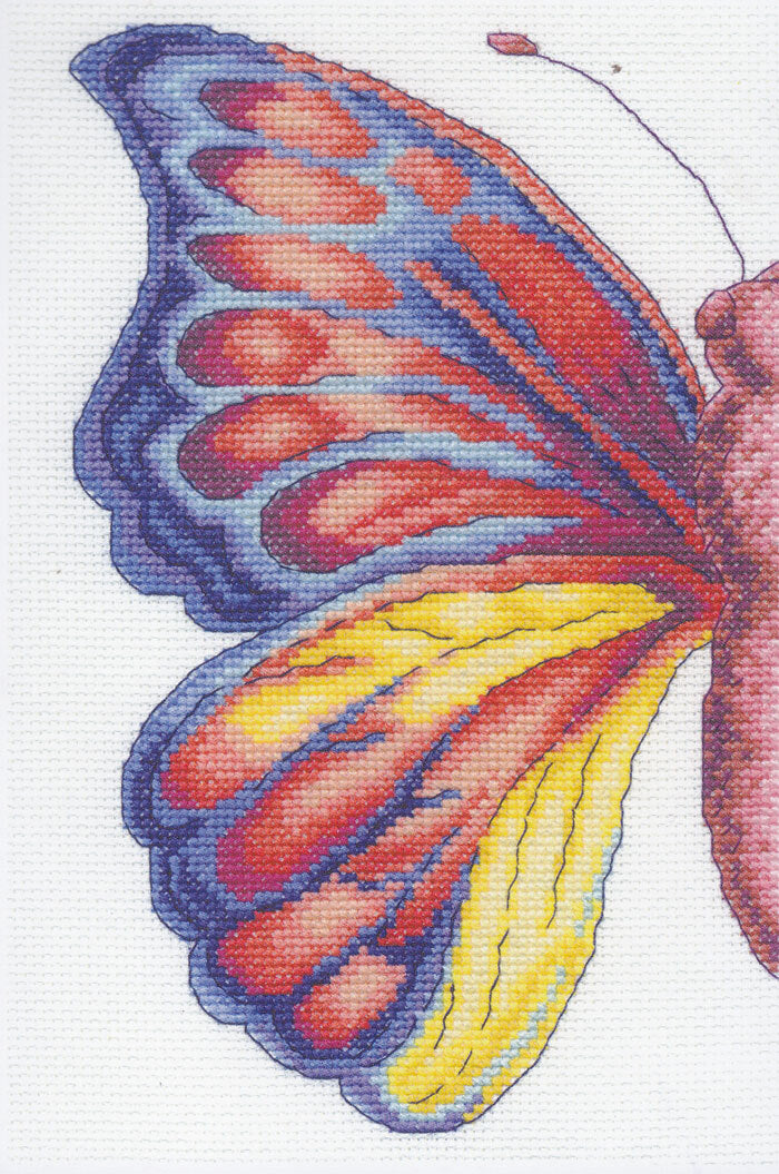 DMC Butterfly Wing Cross Stitch Kit