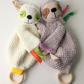 Sloth Comforter & Teether, Sloth Lovey