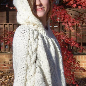 Winter Wonderland Cape (a hooded poncho)