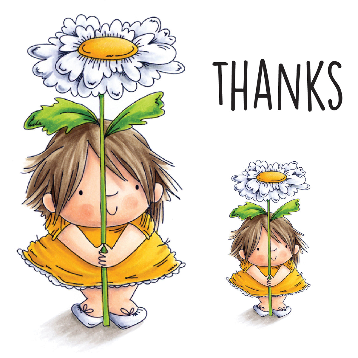 Stamping Bella Cling Stamps - Daisy Squidgy