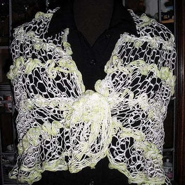 Natalie Crochet Net Shawl and Wrap
