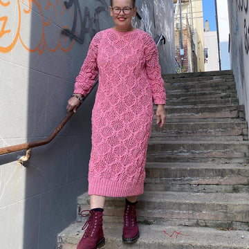 Cabled Trellis Tunic