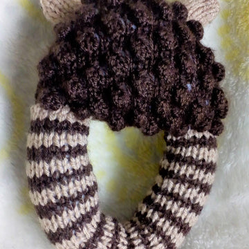 Panda, Mouse, Hedgehog and Crocodile Rattle