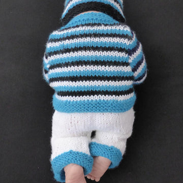 Darcy - doll's pants, cardigan and hat