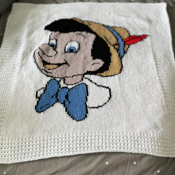 Pinocchio Baby Blanket
