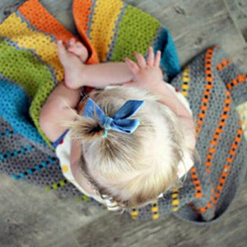 Sea of Colors Baby Blanket
