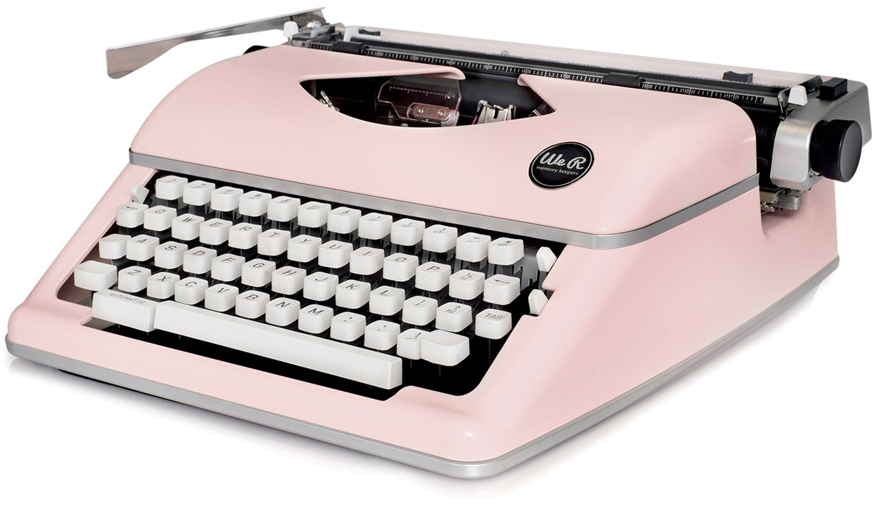 We R Memory Keepers We R Typecast Typewriter - Pink