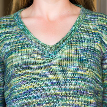 Franconia Top-Down Pullover #B119