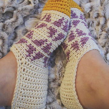 Fair Isle Slippers
