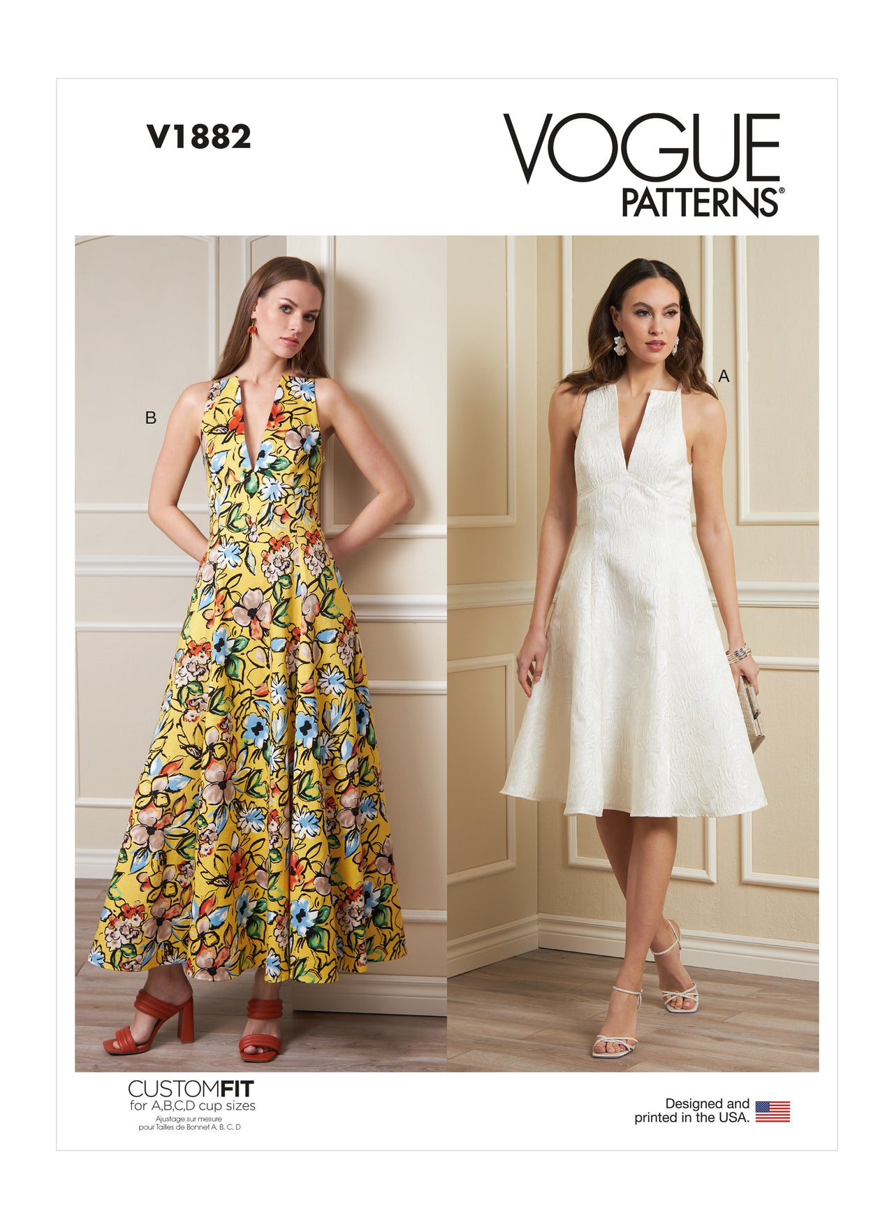 Vogue Sewing Misses' Dress V1882 - Sewing Pattern