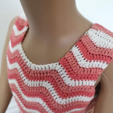Ripple stitch top for girls