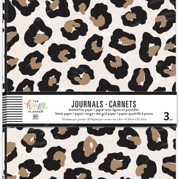 Happy Planner Journal Books 3/Pkg - Black & White