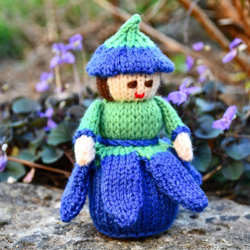 Bluebell Flower Doll Knitting Pattern - Toy Knitting Pattern