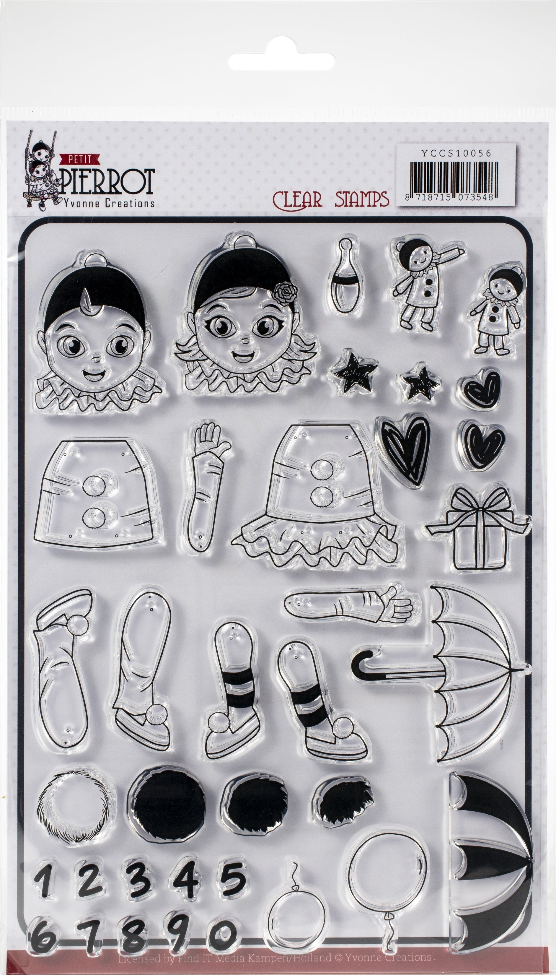 Find It Trading Yvonne Creations Clear Stamps - Petit Pierrot