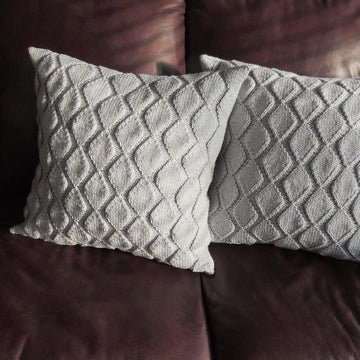 Raised Diamonds Cushion Cover