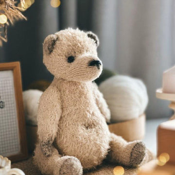 Cozy Teddy Bear Knitting Pattern PDF – Plush Toy 27 cm – Classic Teddy