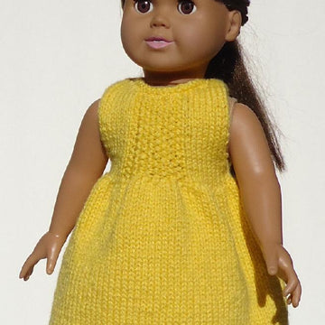 California Collection - Darling Dresses, Knitting Patterns fit American Girl and other 18-Inch Dolls