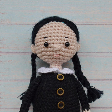 Сrochet miniature gothic doll