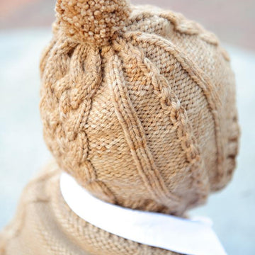 Master Charles Cabled Ear Flap Cap