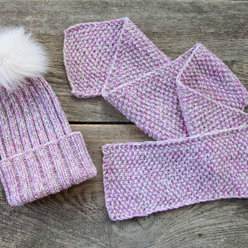 Knitting Pattern Melange Set for Kids