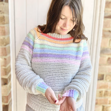 The Eclectic Rainbow Raglan