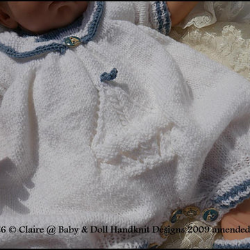 Sailor Romper Set 17-23” Dolls/newborn/0-3m baby