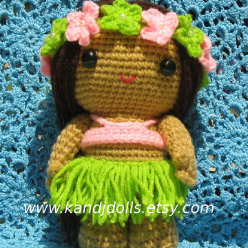 Anela the Hula Girl - PDF Crochet Pattern