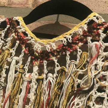 Native American Style Tribal Poncho with Sleeves