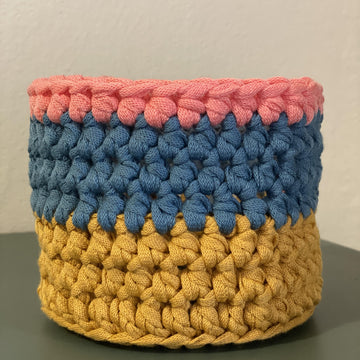 Crocheted Plant Pot Basket