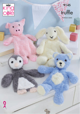 Toys in King Cole Truffle DK - 9145 - Leaflet