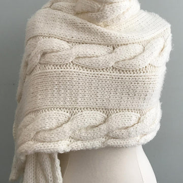 Ariel Cable Wrap Shawl