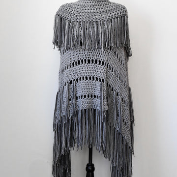 Ombre Poncho & Cowl