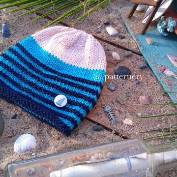 "Blaze" Endless Stripes Beanie