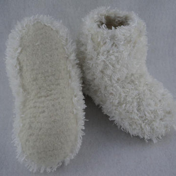 Kids Boot Slipper Felted Knit Pattern