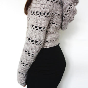 Hooded Cropped Sweater
