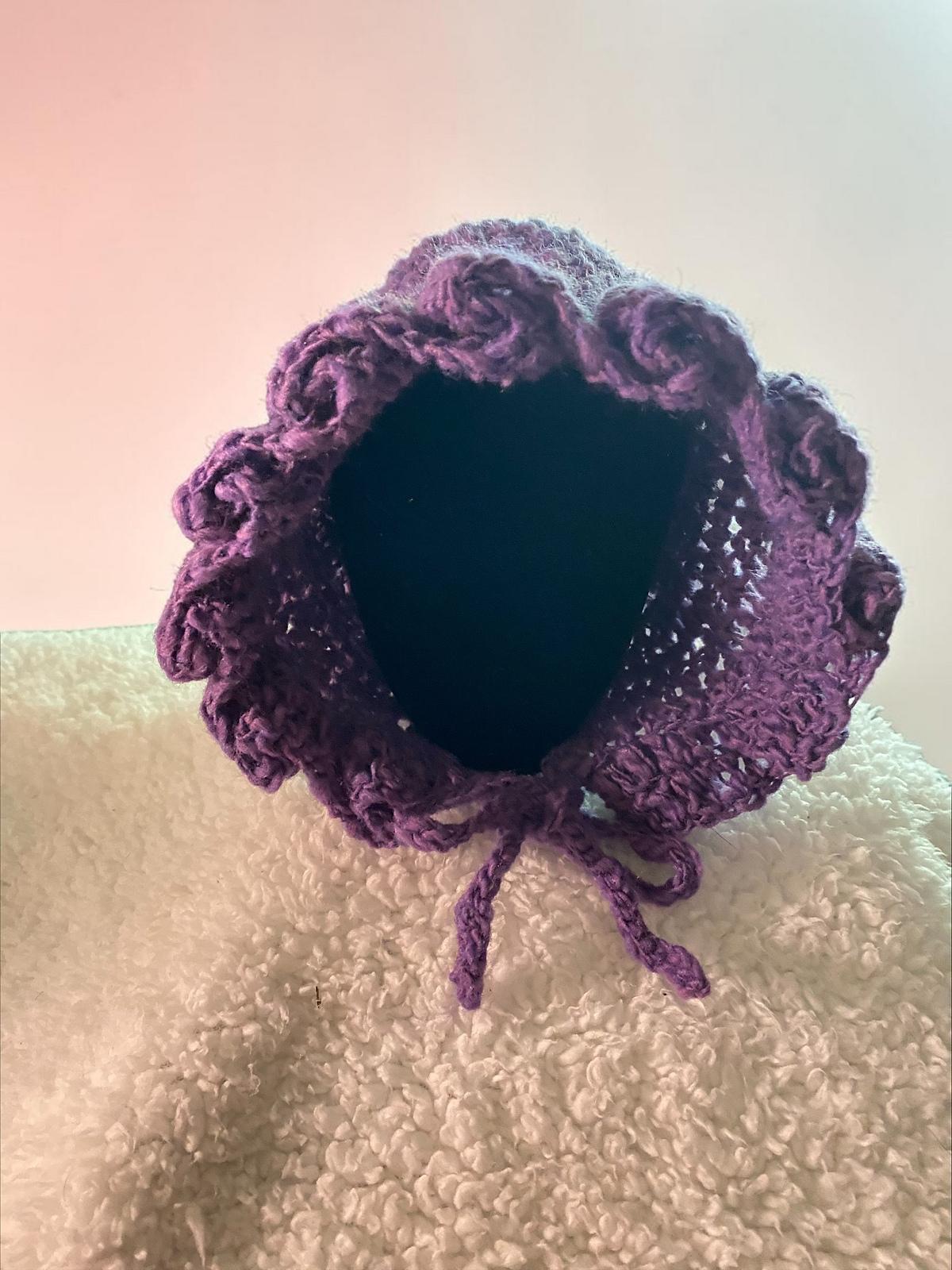 Pleated Baby Bonnet