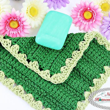 Linked Crochet Washcloth