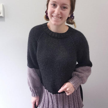 Lavender Dip Sweater