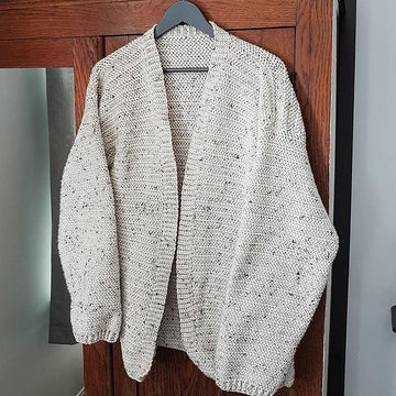 Hibiscus Herringbone Cardigan
