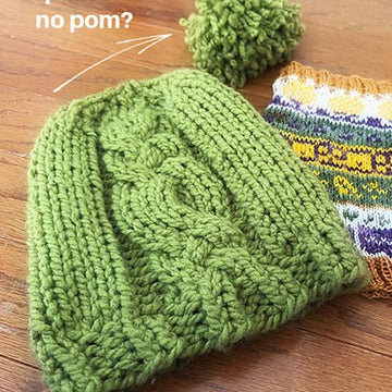Knots and twists hat