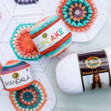 Grandmother's Flower Garden Crochet Quilt