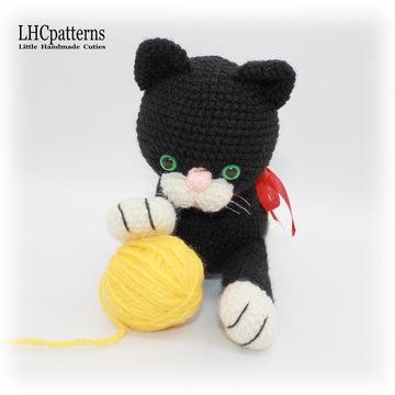 Black Laying Cat